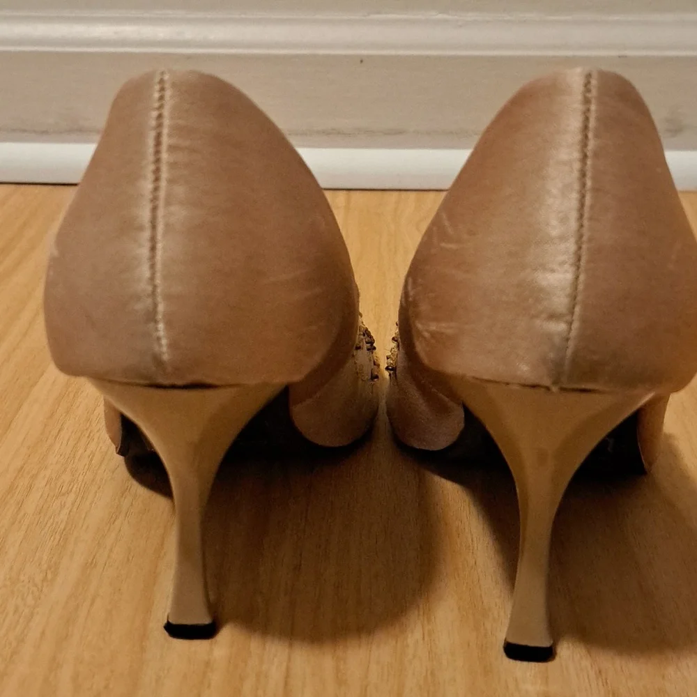 Gold occasion pumps - Picture 3 of 8
